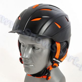 Kask Blizzard Power Ski Helmet Black Matt Neon Orange 2016  tylko w Narty Sklep Online